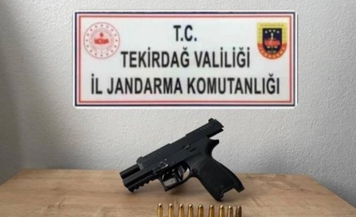 Tekirdağ’da ruhsatsız silah operasyonu