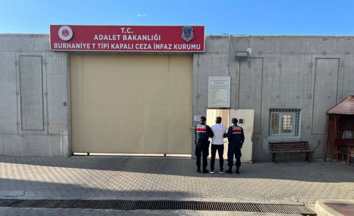 22 yıl kesinleşmiş hapis cezası bulunan kişi jandarma tarafından yakalandı