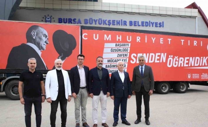 29 Ekim coşkusu ’Cumhuriyet Tırı’ ile Bursa’yı sarıyor