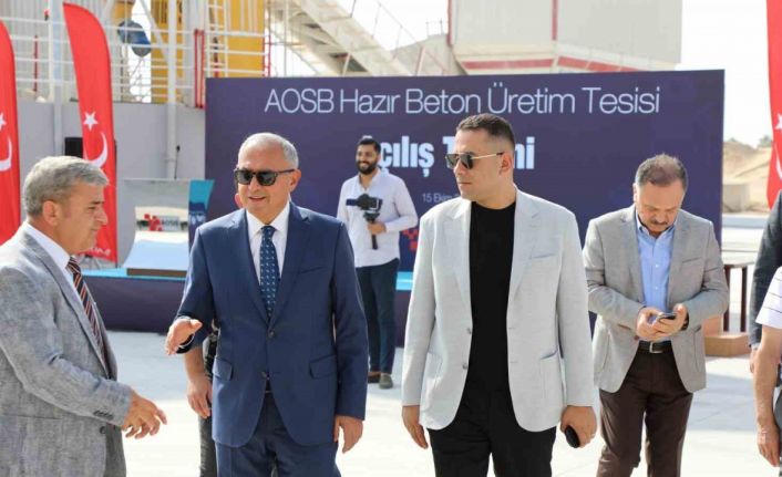 Adana OSB’de İkinci Beton Santrali Hizmete Girdi