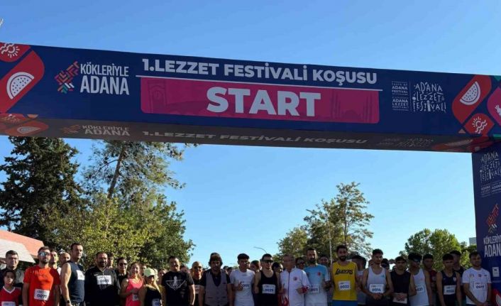 Adana’da Lezzet Festivali Koşusu yapıldı