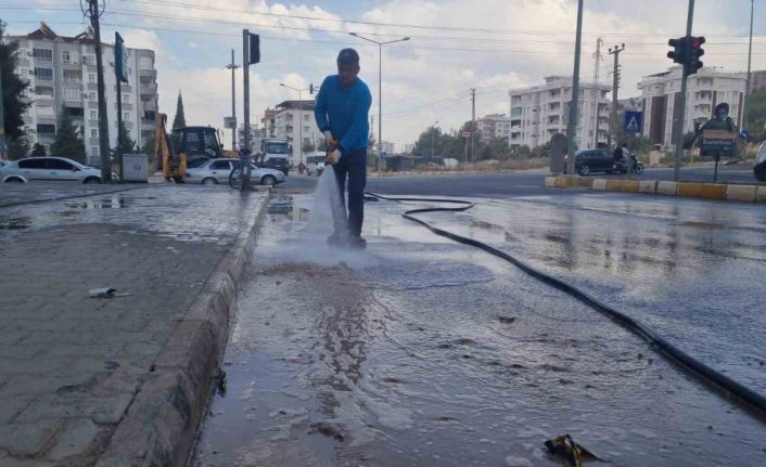 Adıyaman’daki cadde ve sokaklarda temizlik seferberliği