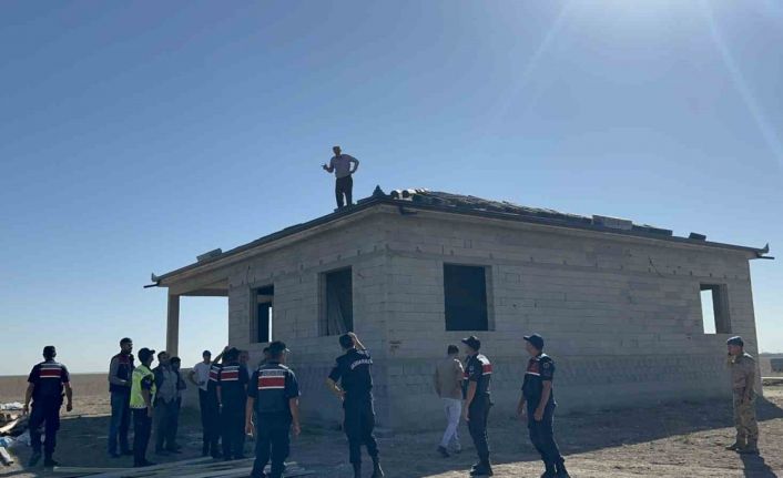 Aksaray’da kaçak yapılaşmada olaylı yıkım