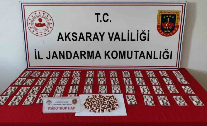 Aksaray’da uyuşturucu hap operasyonu: 1 tutuklama