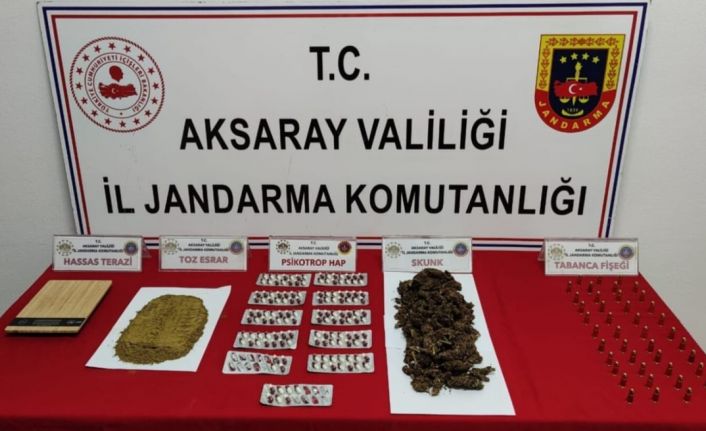 Aksaray’da uyuşturucu operasyonu: 2 tutuklama