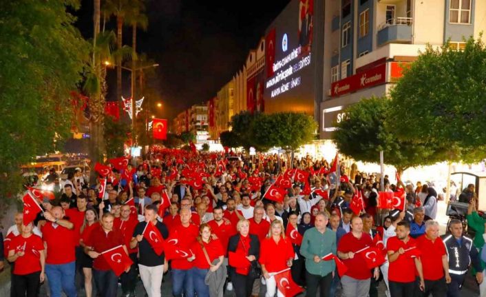 Alanya’da Cumhuriyet Bayramı’na büyük ilgi