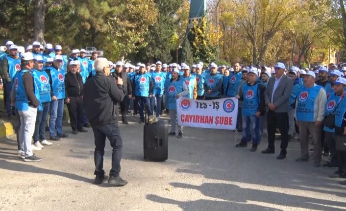 Ankara’da maden işçileri özelleştirmeye karşı eylem yaptı