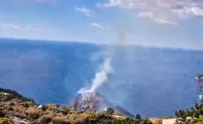 Antiochia Ad Cragum antik kentindeki tarihi kalede yangın çıktı