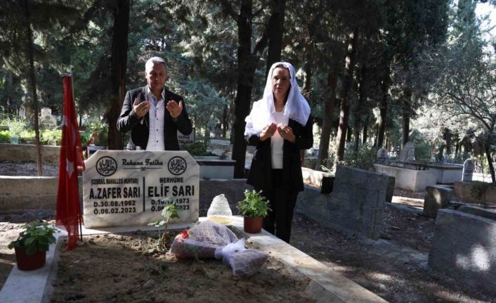 Asrın felaketinde vefat eden muhtar, unutulmadı