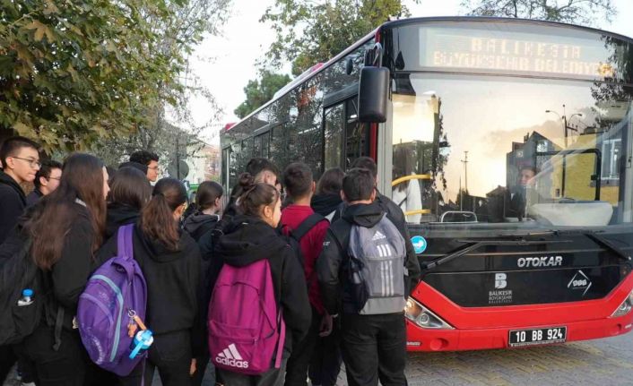 Balıkesir Büyükşehir’in ulaşım desteği aileleri sevindirdi