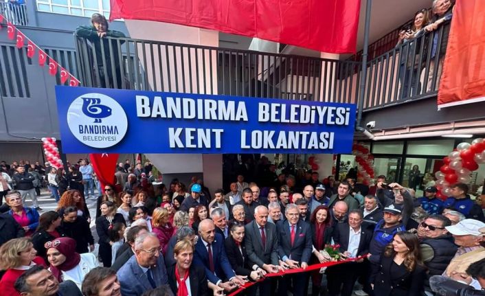 Bandırma Belediyesi 2’nci kent lokantasını hizmete açtı