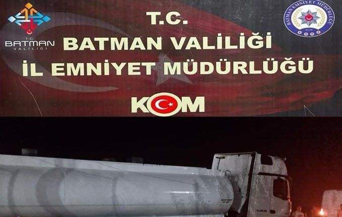 Batman’da 26 ton 424 litre kaçak akaryakıt ele geçirildi