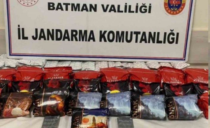 Batman’da çok sayıda gümrük kaçağı sigara ele geçirildi