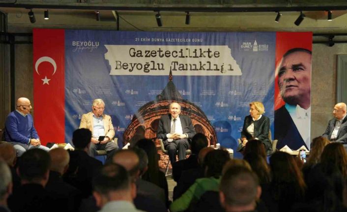 Beyoğlu’nda “Gazetecilikte Beyoğlu Tanıklığı” paneli düzenlendi