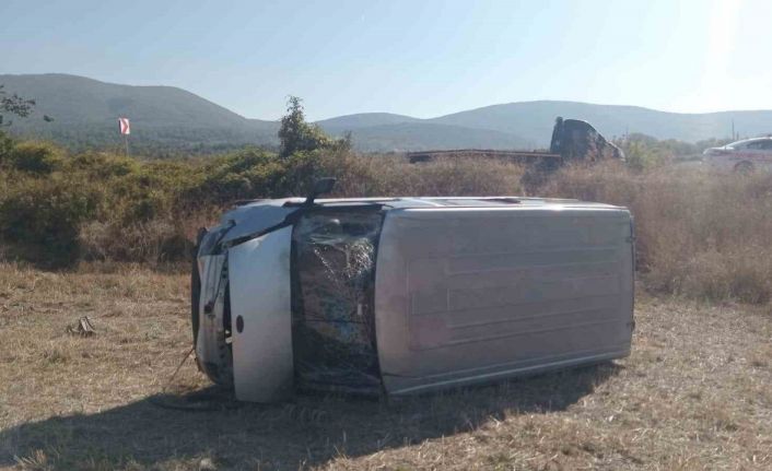 Bilecik’te kontrolden çıkan araç şarampole uçtu, sürücüsü yaralandı