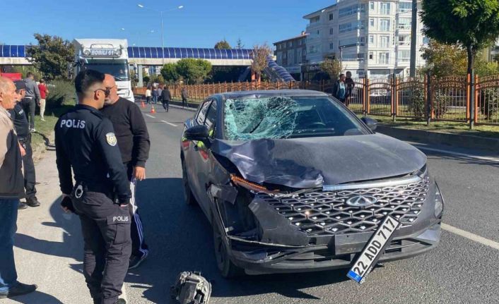 Bolu’da yola aniden çıkan 14 yaşındaki çocuğa otomobil çarptı