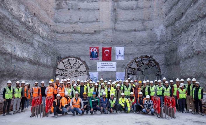 Buca Metrosu’nda tarihi gün