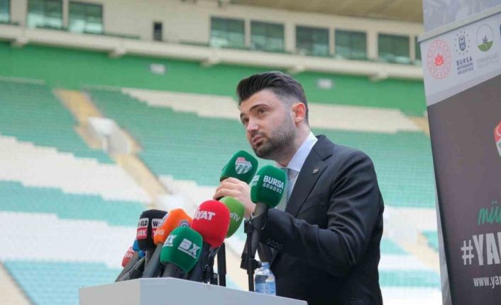 Bursaspor Başkanı Enes Çelik: “Tebrikler çocuklar”