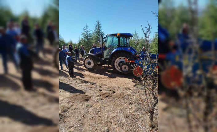 Çalınan traktörüne 26 gün sonra kavuştu