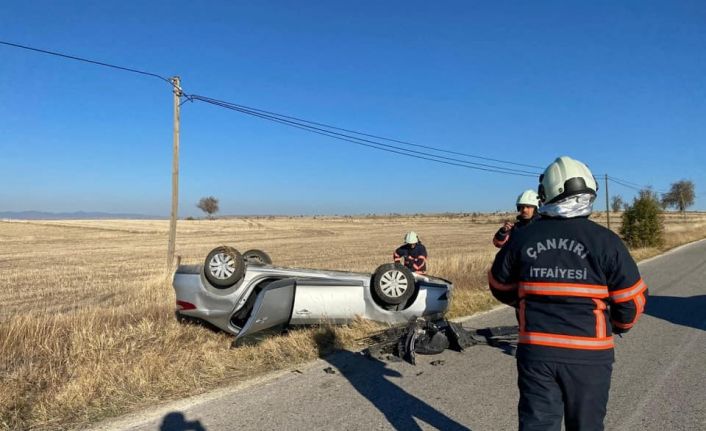 Çankırı’da iki otomobil çarpıştı: 9 yaralı