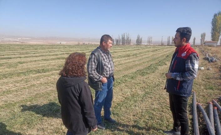 Çiftçilere ürün ekimi ve hasat konusunda bilgilendirme yapıldı