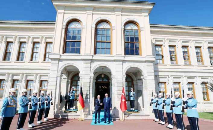 Cumhurbaşkanı Erdoğan, Almanya Başbakanı Olaf Scholz’u kabul etti