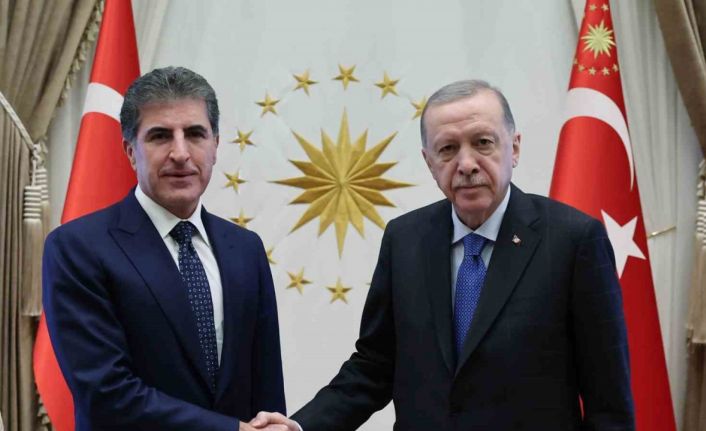 Cumhurbaşkanı Erdoğan, IKBY Başkanı Barzani’yi kabul etti