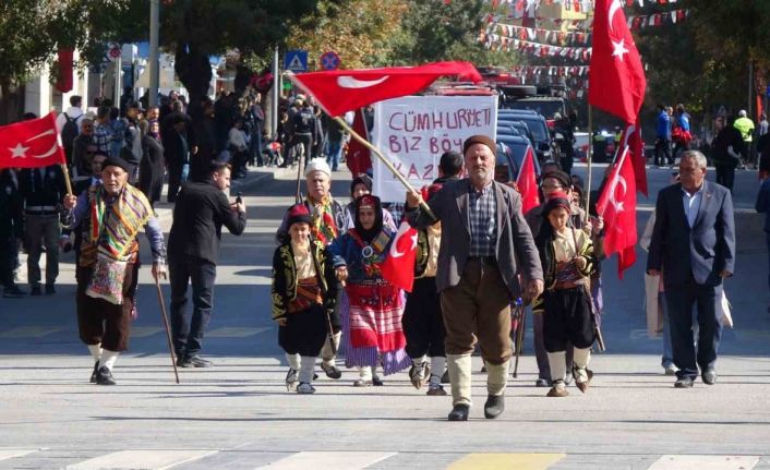 Cumhuriyet’in 101’inci yılı Burdur’da coşkuyla kutlandı