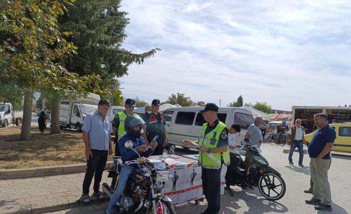 Denizli jandarması ‘Kaskımla Kaskoluyum’ projesi başlattı