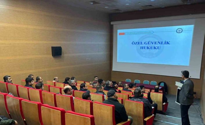 EBYÜ özel güvenlik görevlilerine eğitim