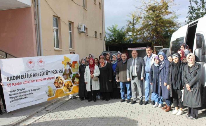 Erzincan 15 arı sütü üreticisini Ordu’ya gönderdi