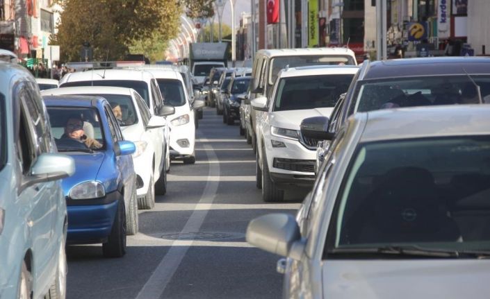 Erzincan’da araç sayısı 75 bin 803 oldu