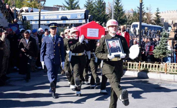 Erzurum şehidini gözyaşlarıyla uğurladı