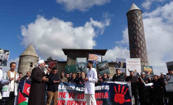 Erzurum’da Yahya Sinvar için gıyabi cenaze namazı kılındı