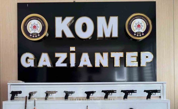 Gaziantep’te silah kaçakçılarına operasyon: 2 gözaltı