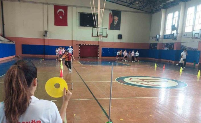 Geleceğin sporcuları antrenmanlarına başladı