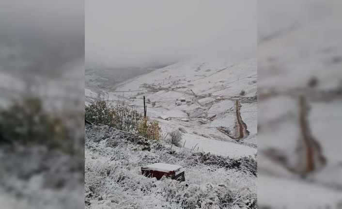 Giresun’un yüksek kesimlerinde kar yağışı etkisini gösterdi