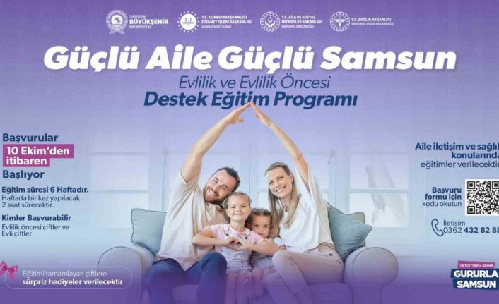 “Güçlü aile, güçlü Samsun” projesi