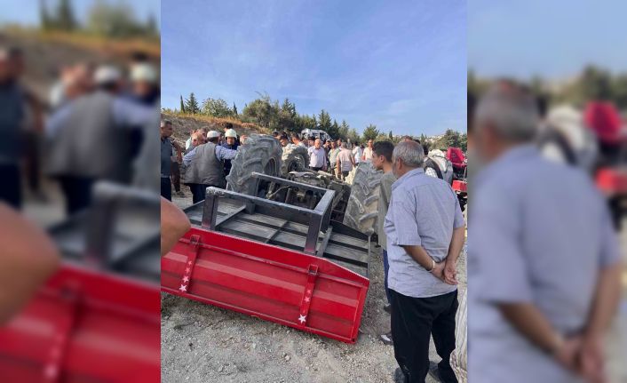 Hatay’da traktör devrildi: 4 yaralı