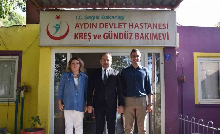 İl Sağlık Müdürü Şenkul, Aydın Devlet Hastanesi Kreşi’nde incelemelerde bulundu