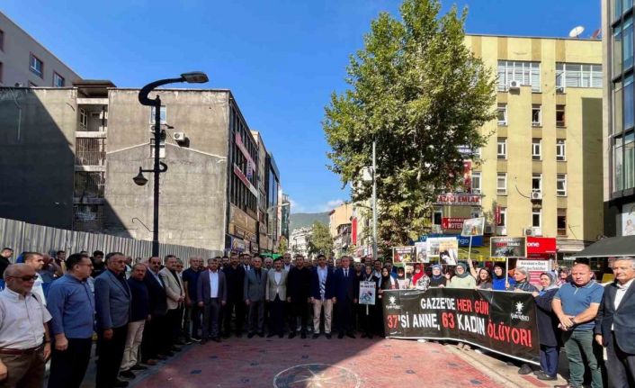 İsrail’in Gazze işgali Karabük’te protesto edildi