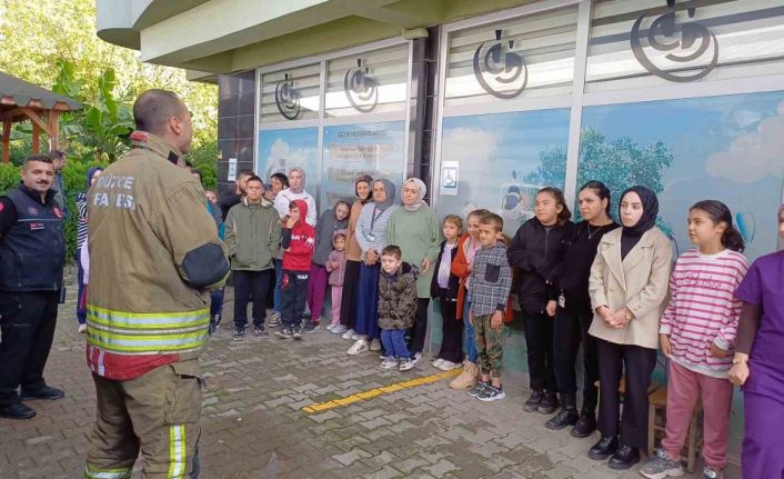 İtfaiyeden en özel tatbikat