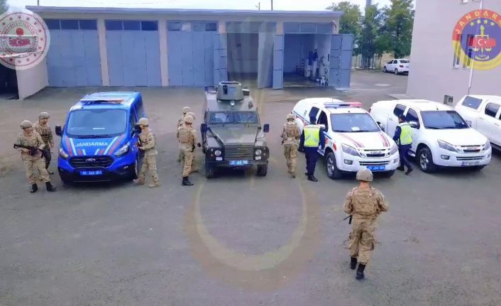 Jandarma ekipleri petrol boru hattında tatbikat gerçekleştirdi