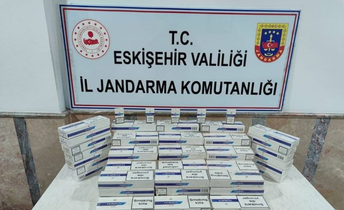 Jandarma ekiplerinden kaçak sigara operasyonu