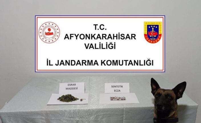 Jandarma uyuşturucu maddeler ele geçirdi