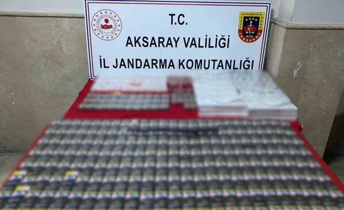 Jandarmadan kaçak sigara sevkiyatına darbe