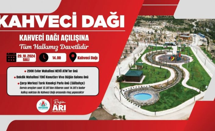 Kahveci dağı orman parkı hizmete açılıyor