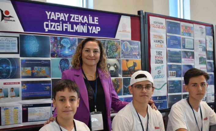 Karaman’da lise öğrencileri yapay zekayla çizgi film yaptı