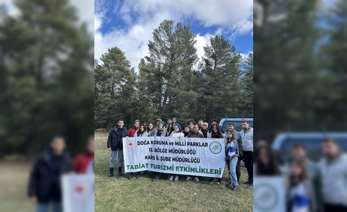 Kars’ta Doğa Yürüyüşü ve Yaban Hayatı Gözlemi etkinliği gerçekleştirildi