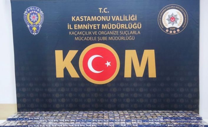 Kastamonu’da binlerce doldurulmuş makaron ele geçirildi